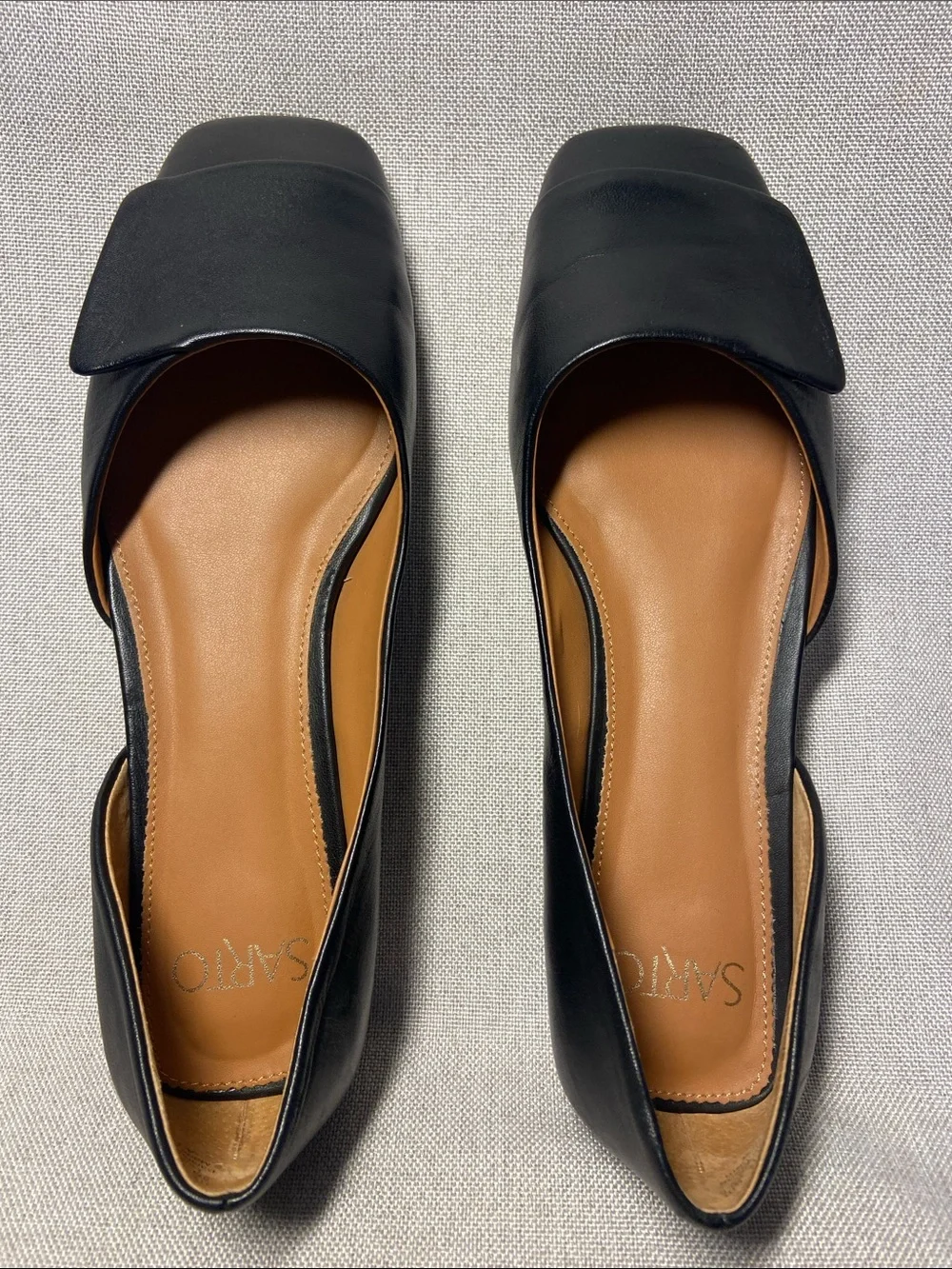 Franco Sarto Tracy flats Leather shoes. Size 9 - Picture 1 of 8